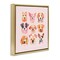 Stupell Industries Whimsy Dog Parade Framed Floater Canvas Wall Art Design by Andrea Haase